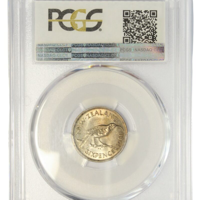 1960 Sixpence MS64 PCGS