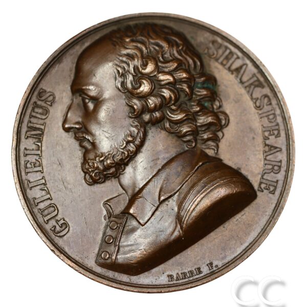 Shakespeare Medallion Bronze