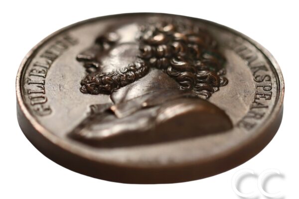 Shakespeare Medallion Bronze