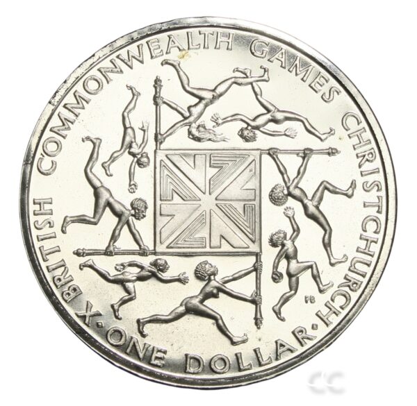 1974 Proof Silver Games Dollar