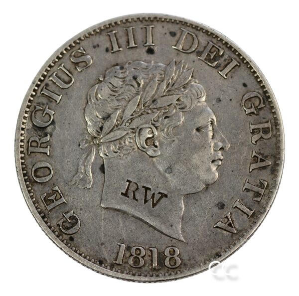 George III, Halfcrown 1818