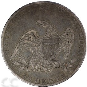 Cappe Bust Half Dollar 1837