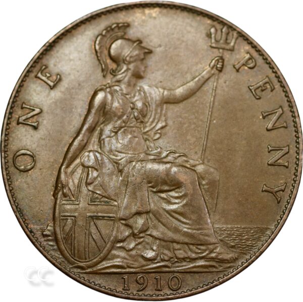 Edward VII Penny 1910 EF