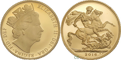 Beautiful gold sovereign