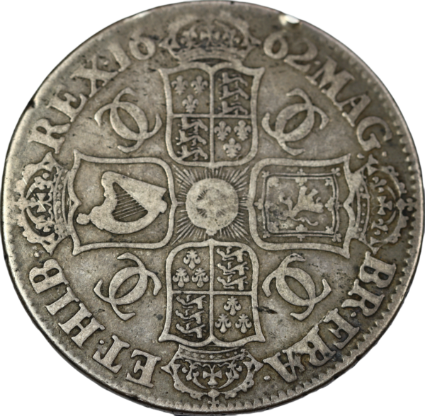 Silver crowns of charles second