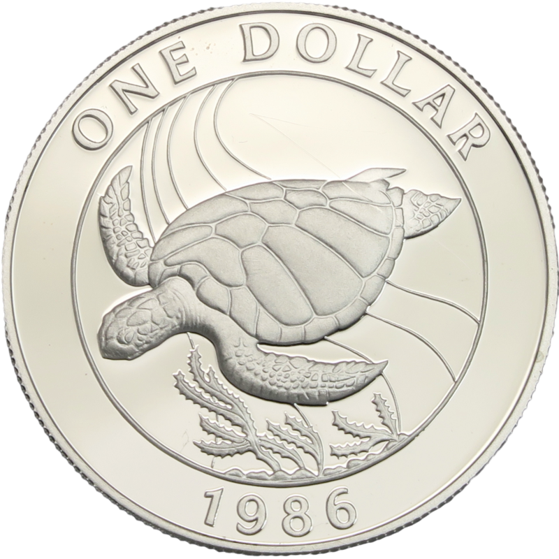 Bermuda Dollar 1986