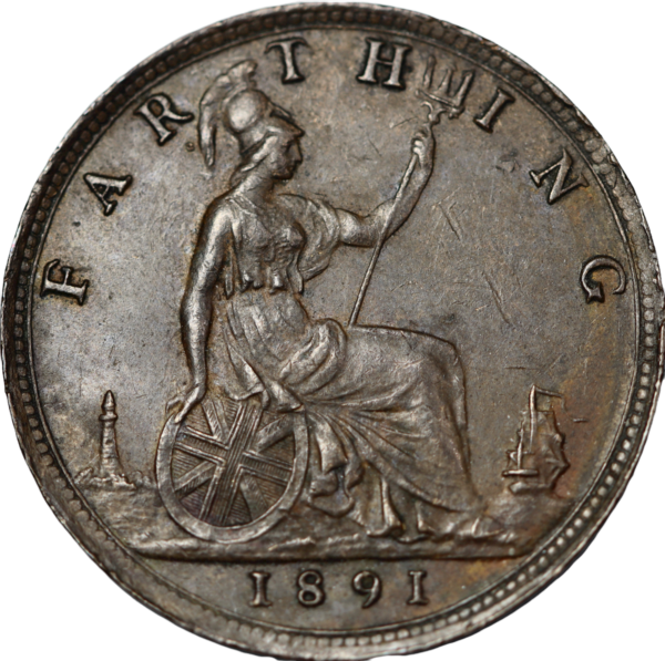 1891 victoria farthing