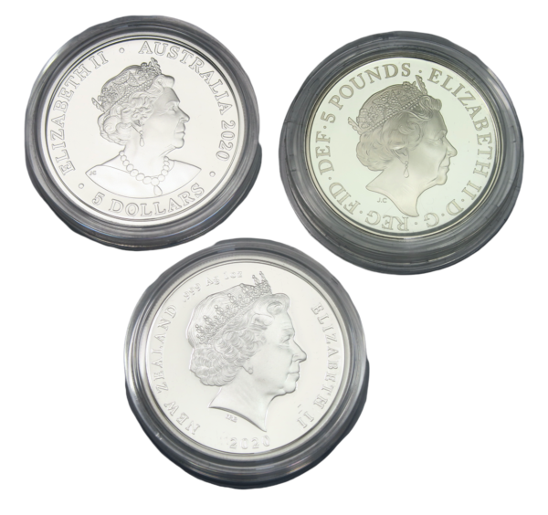 World silver proof coins