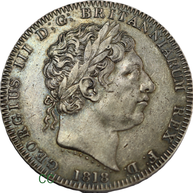 King george crown 1818