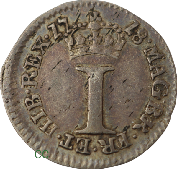 Maundy money pennies 1718