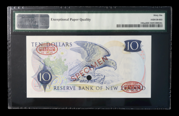Specimen ten dollars 1967