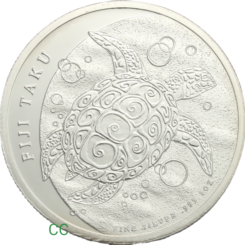 Fiji turtle coin 2011