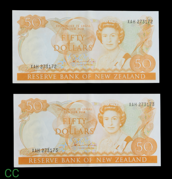 Zealand 50 dollars 1983