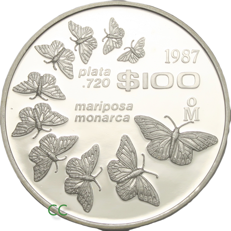 Monarch butterflies coin