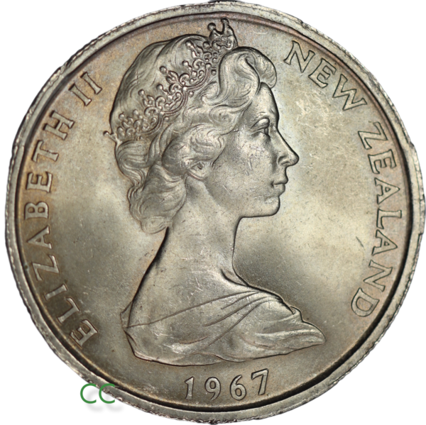 New zealand error 50 cent 1967