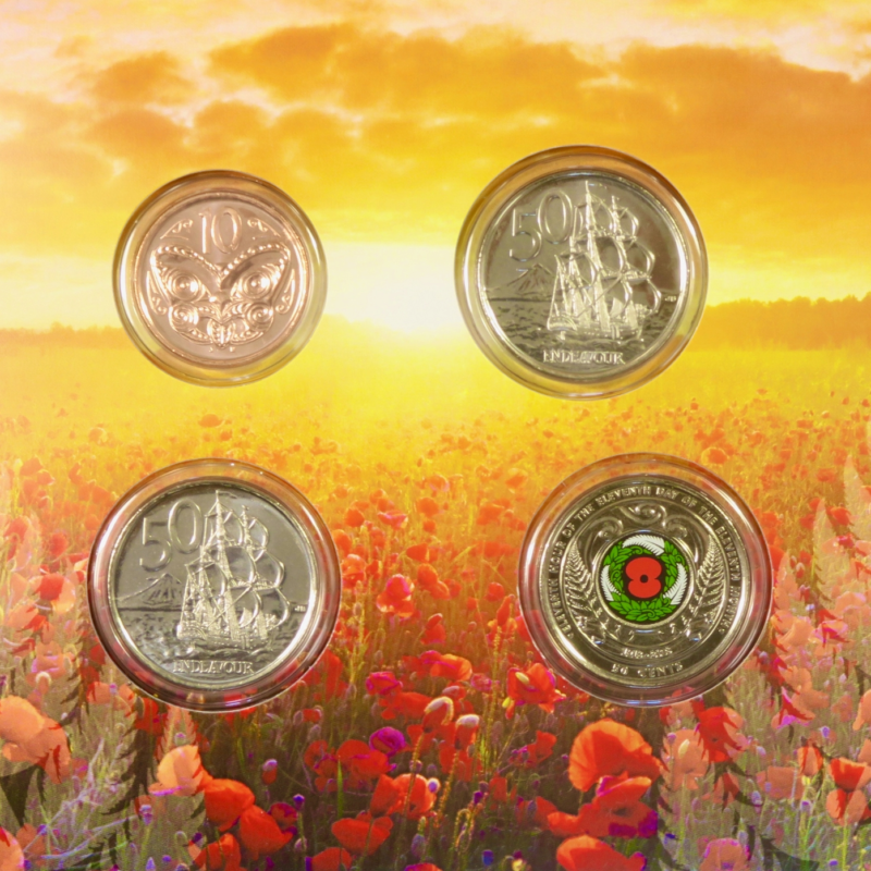 Armistice coin set 2016 to 2018