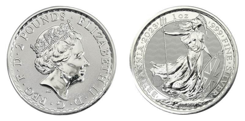 Silver britannia 2023 queen Elizabeth