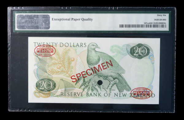rare specimen bank notes of New Zealand