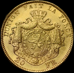 Twenty francs 1882