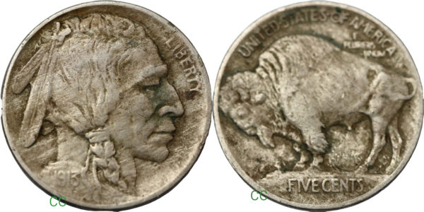 Buffalo nickel year 1913