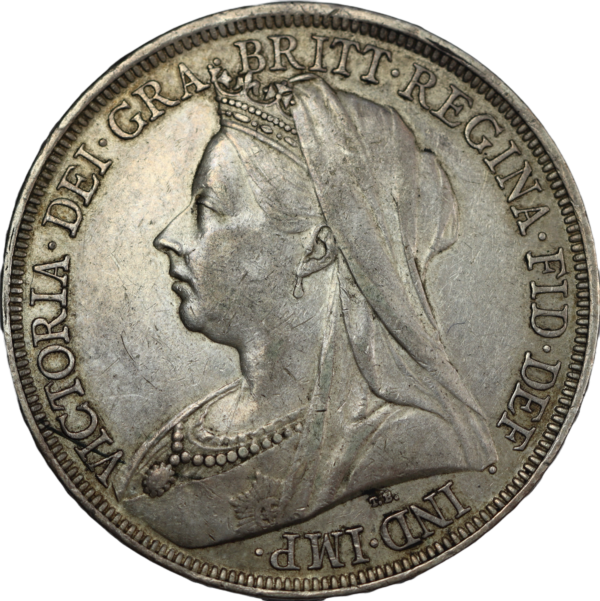 Five shillings coin 1900