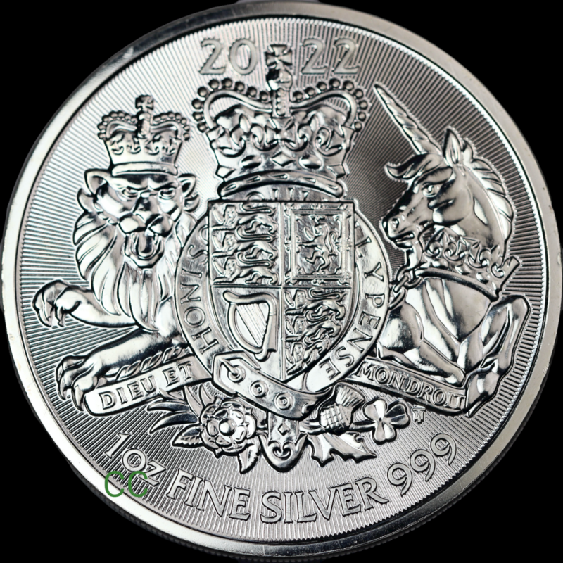 British royal arms coin 2022