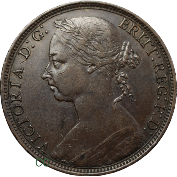 Young head penny 1889