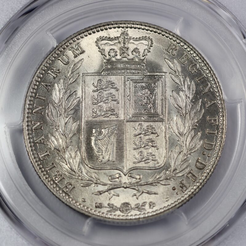 1877 uncirculated halfcrown