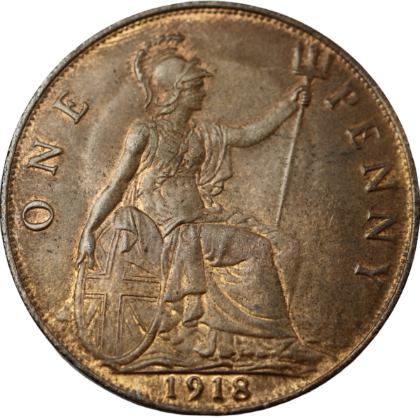 British penny 1918