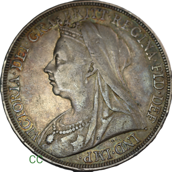 Queen victoria large silver crown 1895