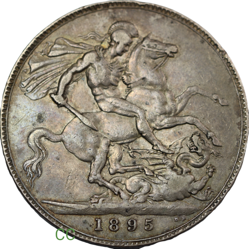 1895 british crown coin