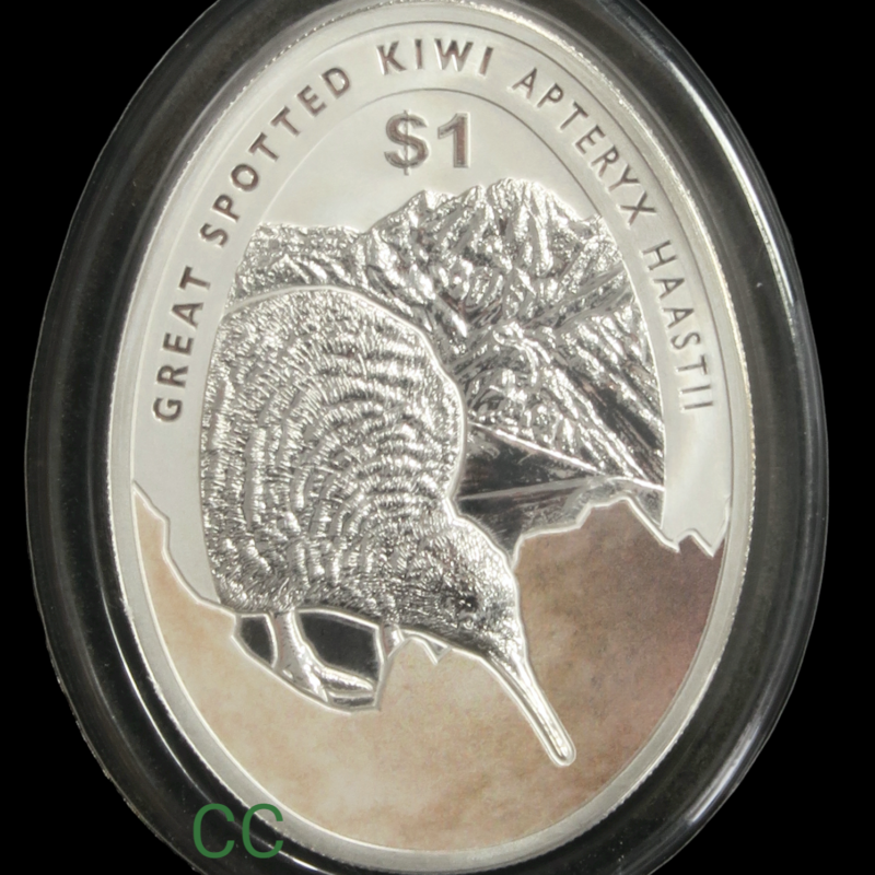 Oval coin kiwi 2016