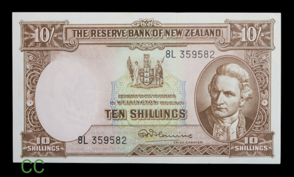Zealand ten shillings note