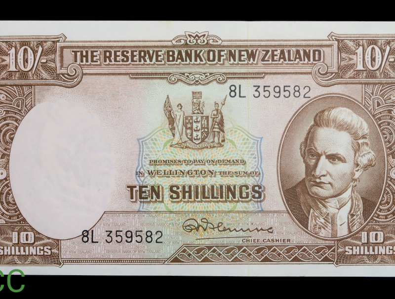 Zealand ten shillings note