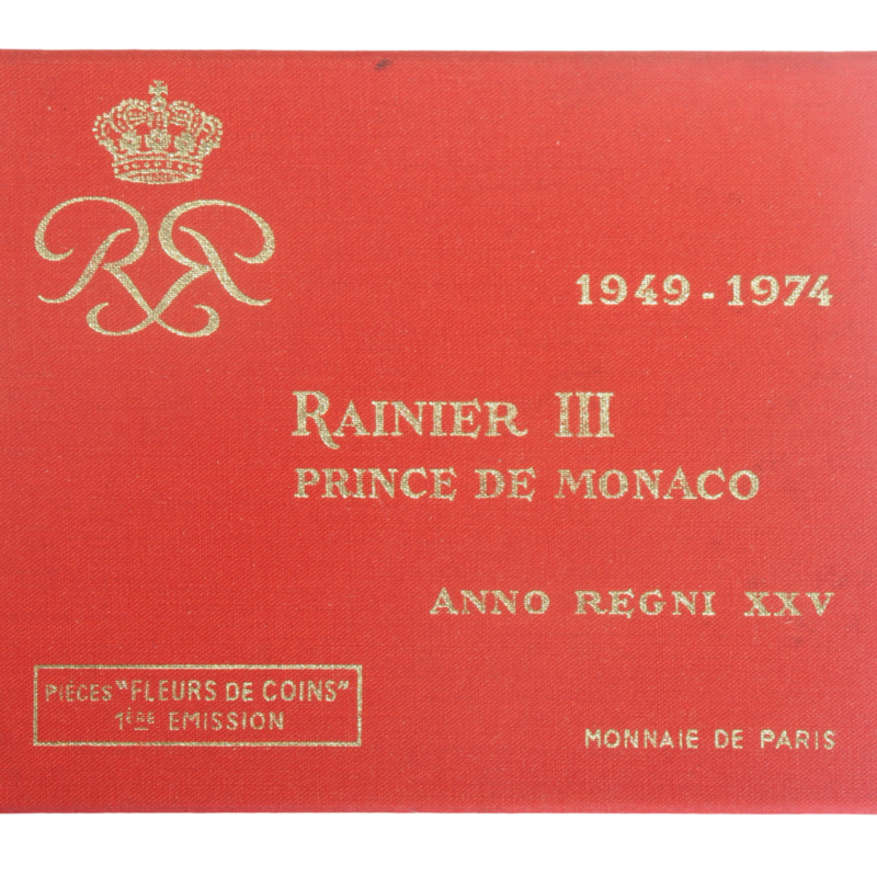 Prince rainier coin set