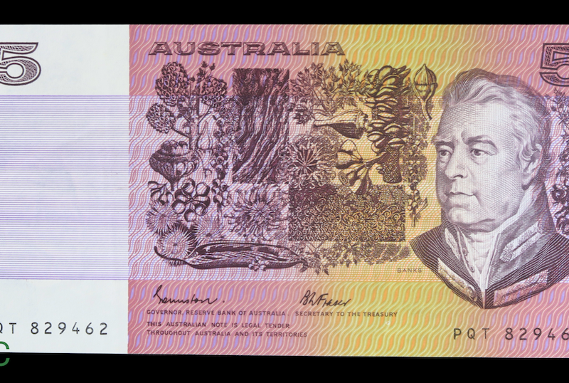 Australia 5 dollars 1985