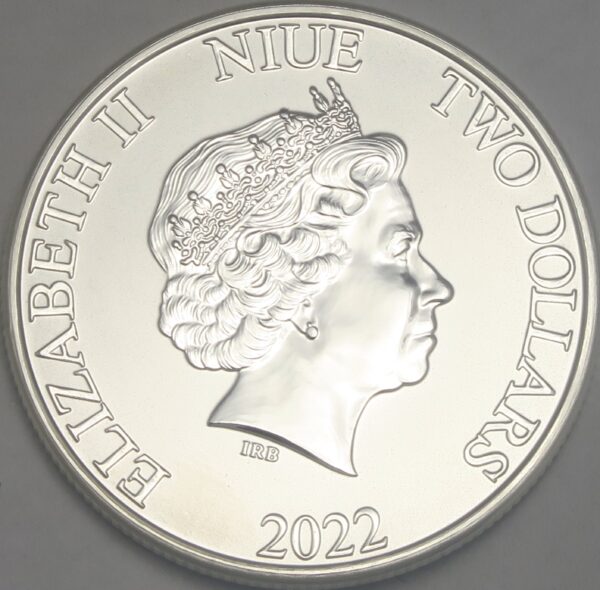 Niue silver tiger coin 2022