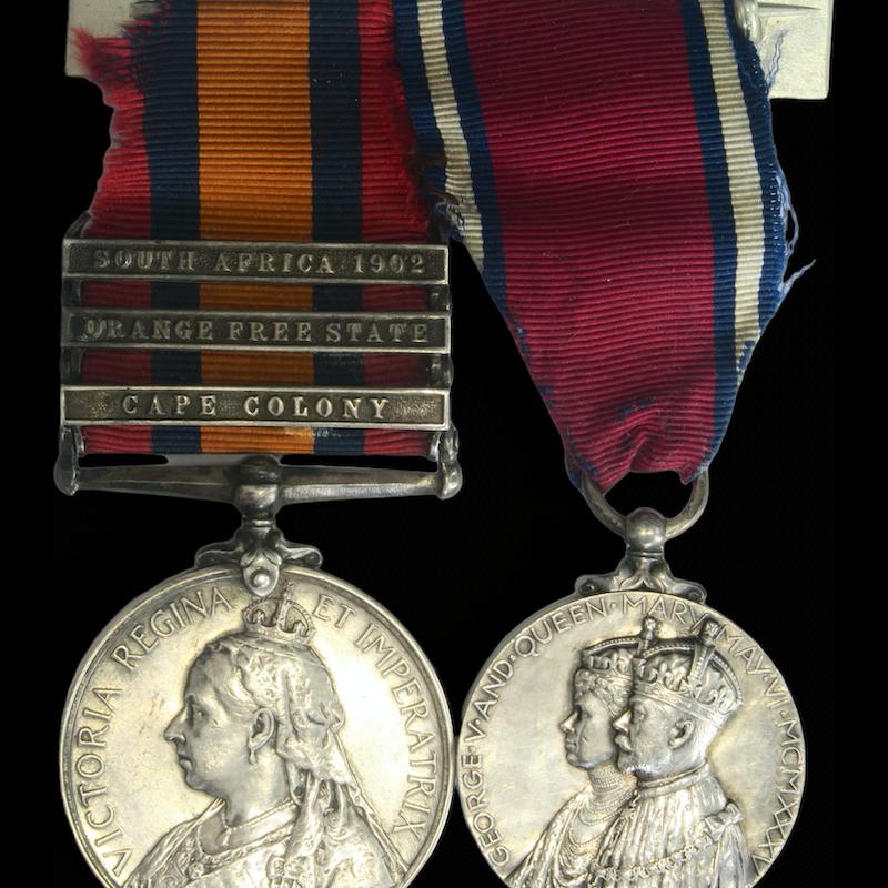 Boer war medal pair