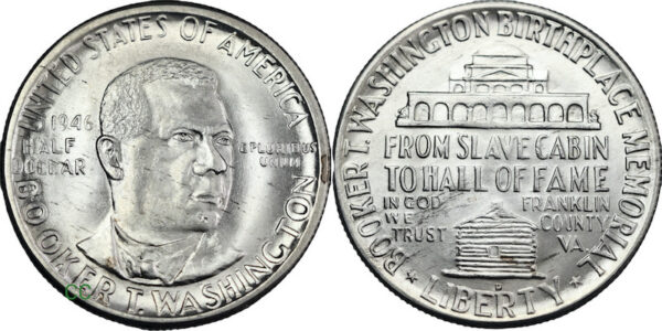 Booker t washington half dollar