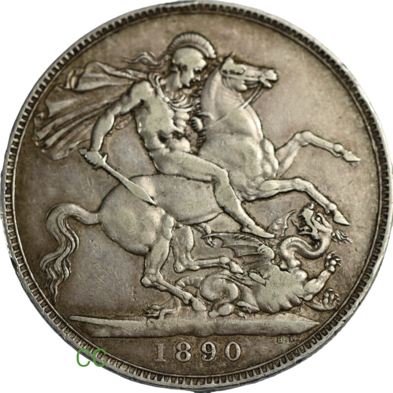 1890 silver crown