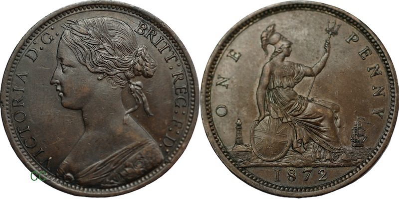 1872 bun head penny