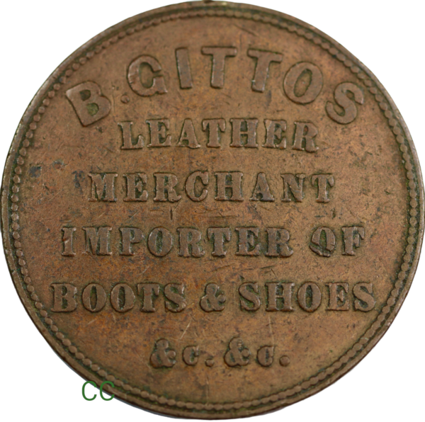 B gittos leather trader token