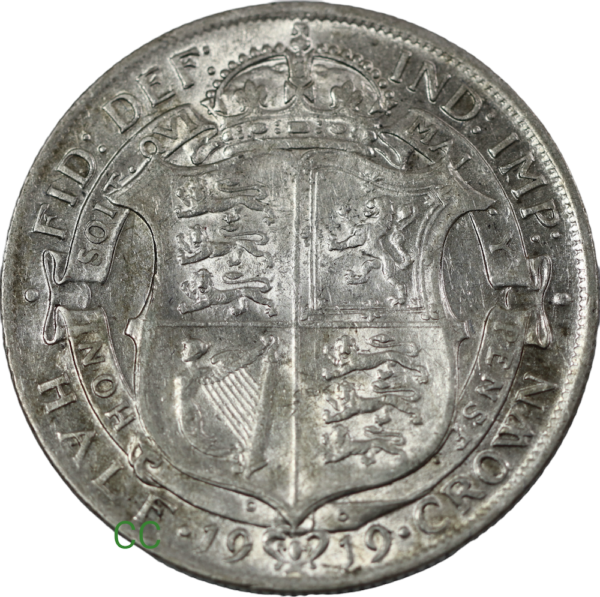 British half crown 1919