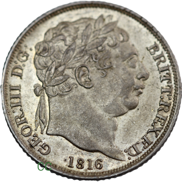 New coinage sixpence 1816
