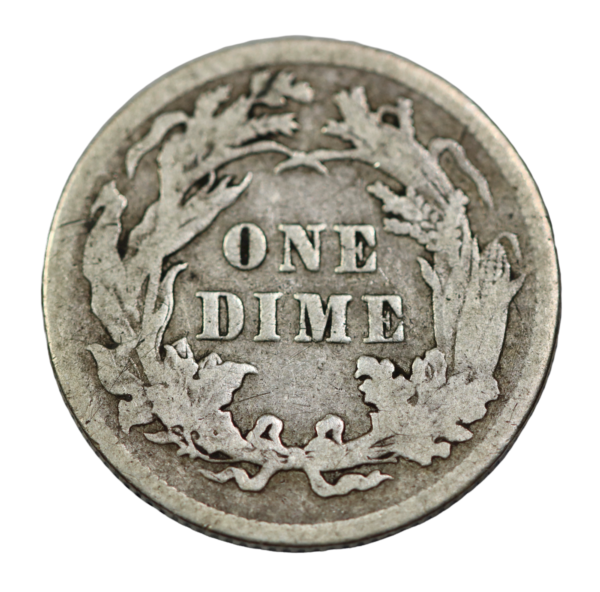 American one dime 1886