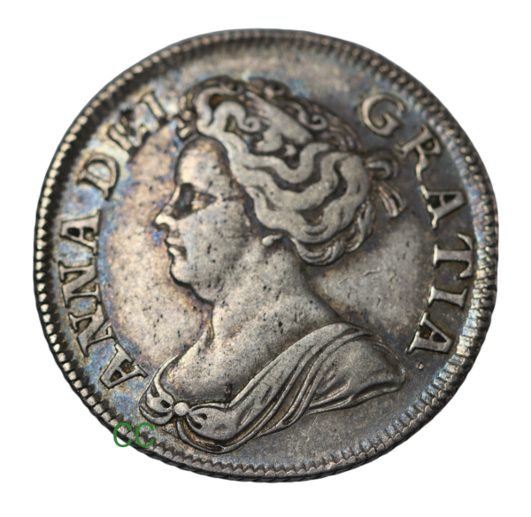 Anne nice portrait shilling 1711