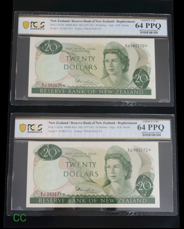 New zealand pcgs banknotes