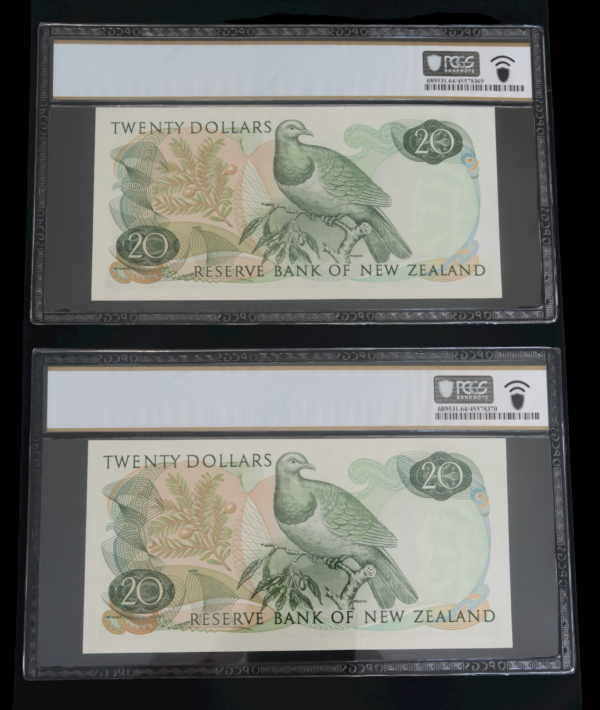 Pcgs graded zealand notes