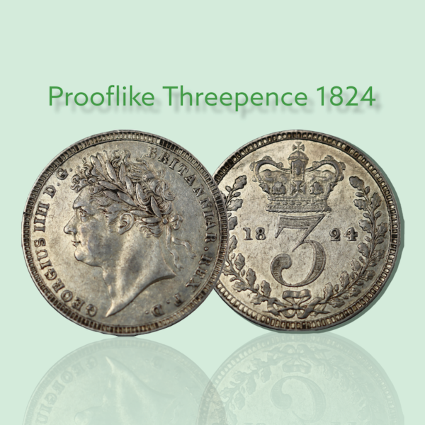 George fourth 1824 threepence