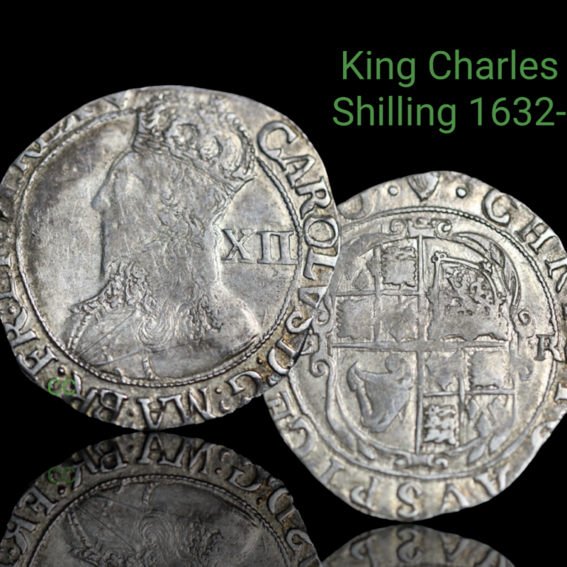 Charles first shilling
